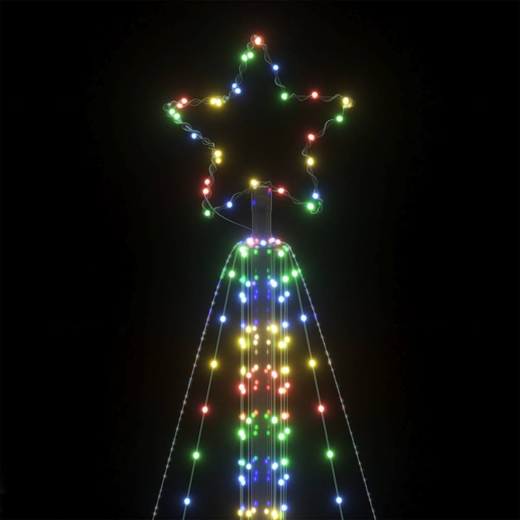 Weihnachtsbaum-Beleuchtung 861 LEDs Mehrfarbig 478 cm