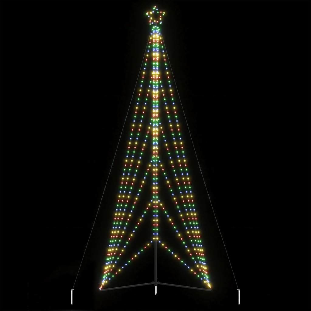 Weihnachtsbaum-Beleuchtung 861 LEDs Mehrfarbig 478 cm