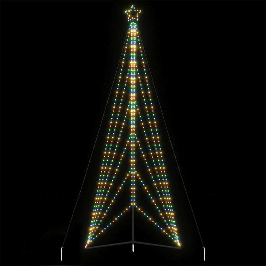 Weihnachtsbaum-Beleuchtung 861 LEDs Mehrfarbig 478 cm