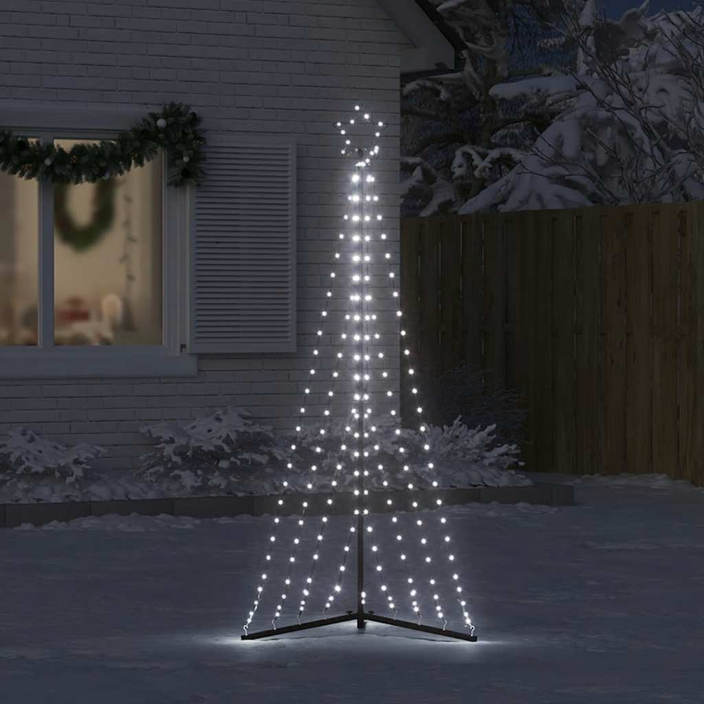 Weihnachtsbaum-Beleuchtung 339 LEDs Kaltweiß 187 cm