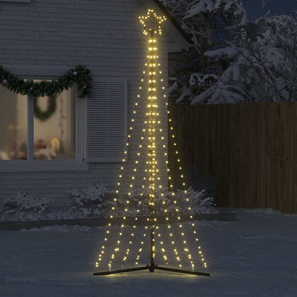 Weihnachtsbaum-Beleuchtung 447 LEDs Warmweiß 249 cm