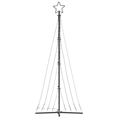 Weihnachtsbaum-Beleuchtung 447 LEDs Warmweiß 249 cm