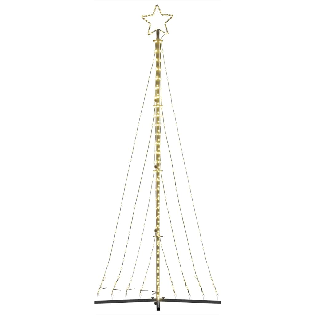 Weihnachtsbaum-Beleuchtung 447 LEDs Warmweiß 249 cm