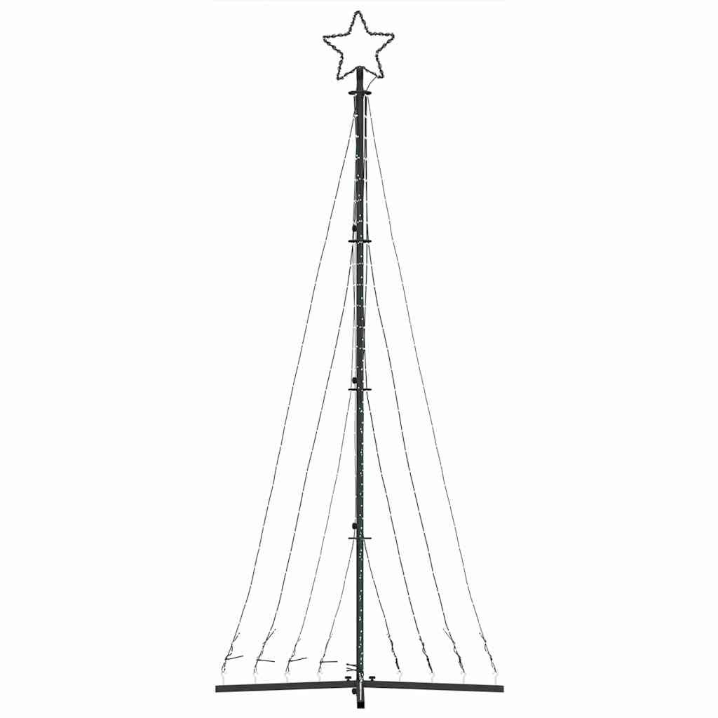 Weihnachtsbaum-Beleuchtung 447 LEDs Kaltweiß 249 cm