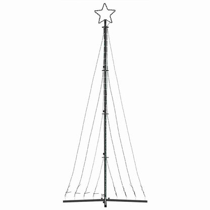 Weihnachtsbaum-Beleuchtung 447 LEDs Kaltweiß 249 cm