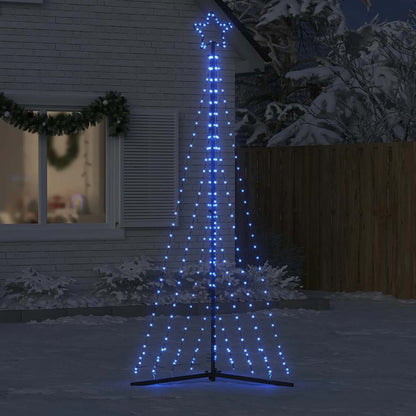 Weihnachtsbaum-Beleuchtung 447 LEDs Blau 249 cm