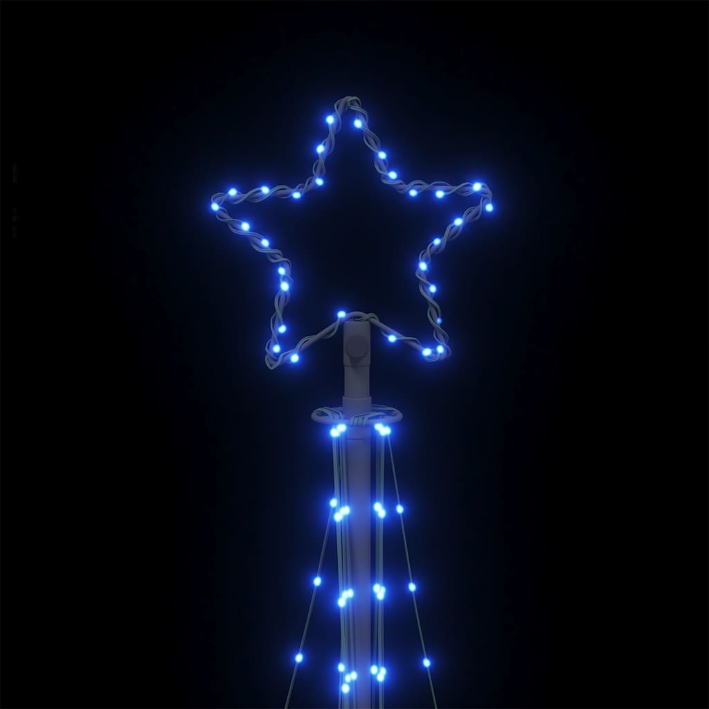 Weihnachtsbaum-Beleuchtung 447 LEDs Blau 249 cm