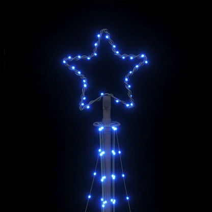 Weihnachtsbaum-Beleuchtung 447 LEDs Blau 249 cm