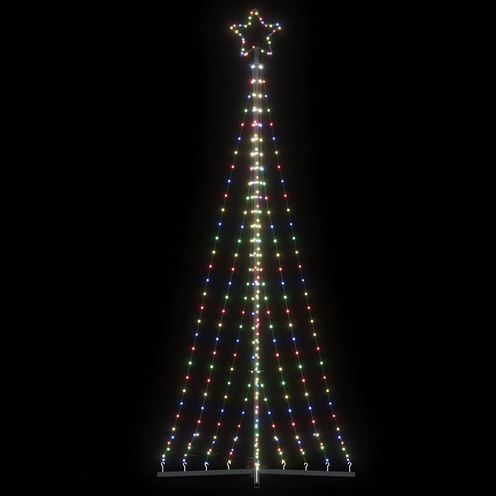 Weihnachtsbaum-Beleuchtung 447 LEDs Mehrfarbig 249 cm