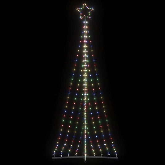 Weihnachtsbaum-Beleuchtung 447 LEDs Mehrfarbig 249 cm