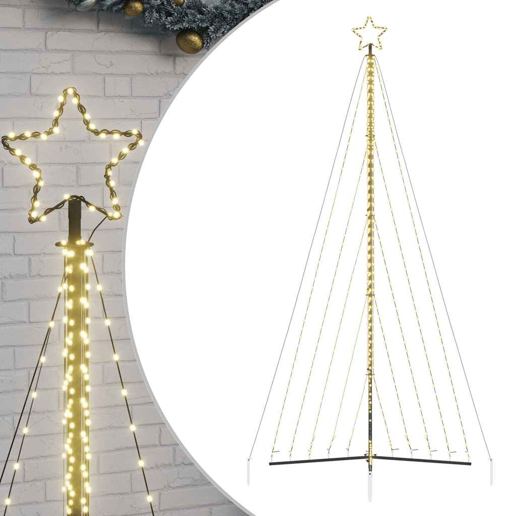 Weihnachtsbaum-Beleuchtung 570 LEDs Warmweiß 399 cm