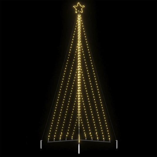 Weihnachtsbaum-Beleuchtung 570 LEDs Warmweiß 399 cm