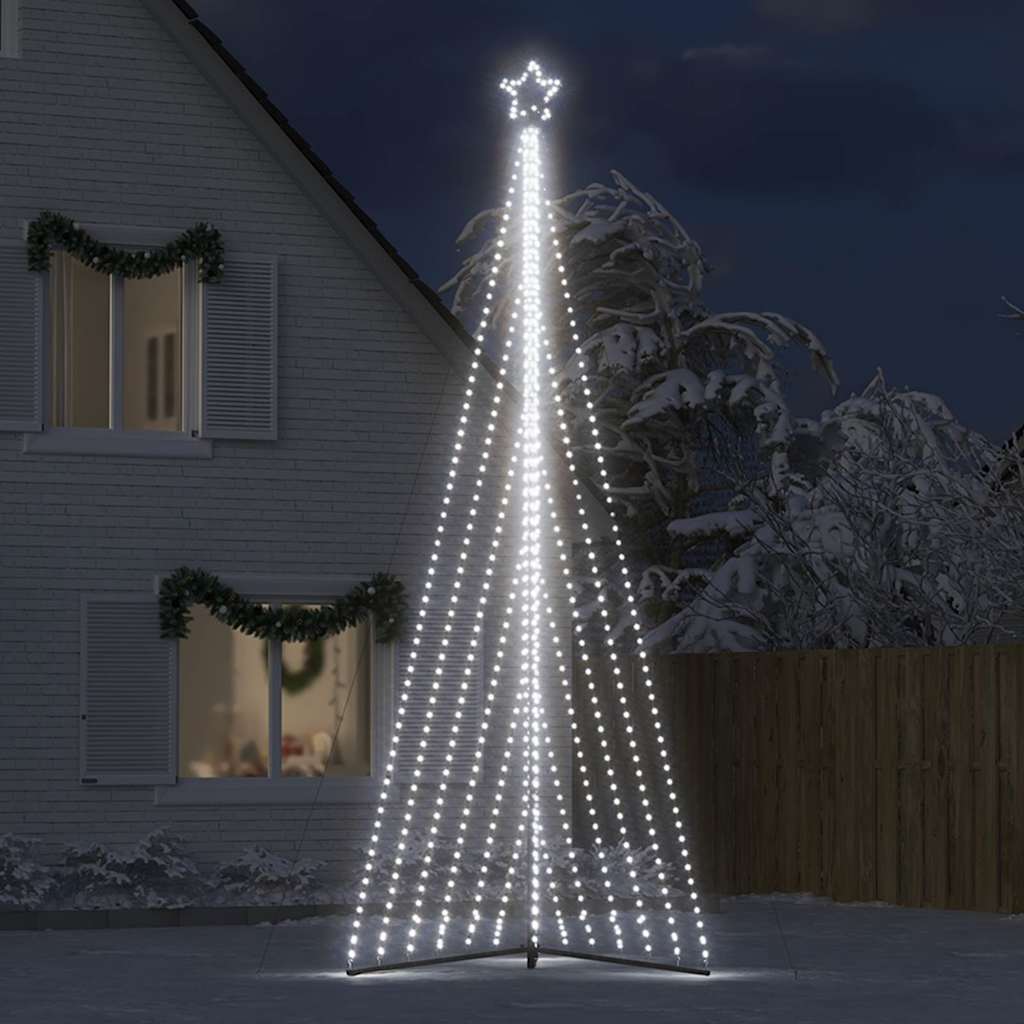 Weihnachtsbaum-Beleuchtung 789 LEDs Kaltweiß 476 cm