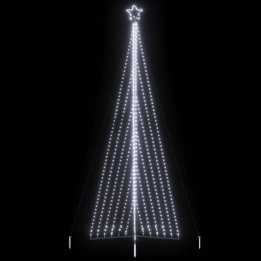 Weihnachtsbaum-Beleuchtung 789 LEDs Kaltweiß 476 cm