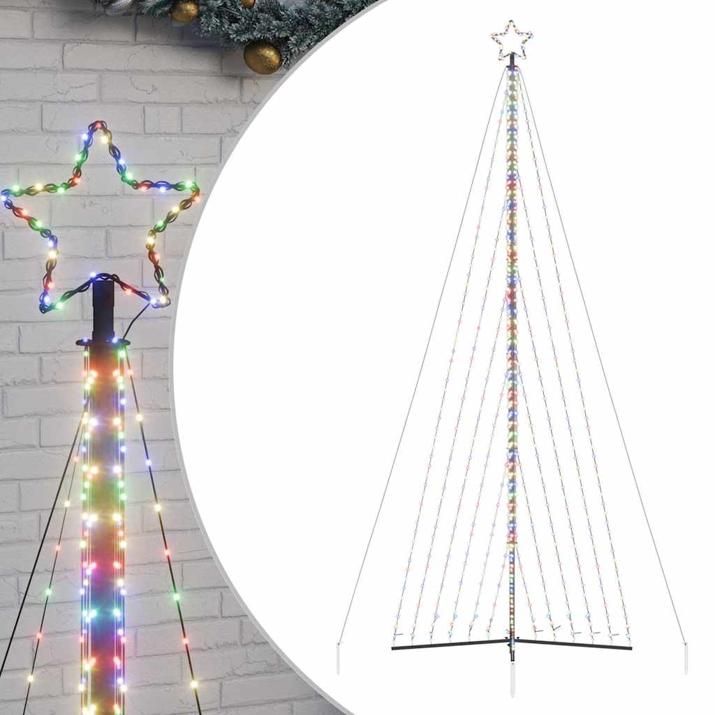 Weihnachtsbaum-Beleuchtung 789 LEDs Mehrfarbig 476 cm