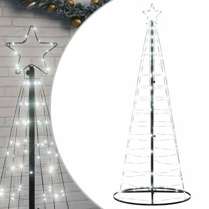 Weihnachtsbaum Kegelform 200 LEDs Kaltweiß 182 cm