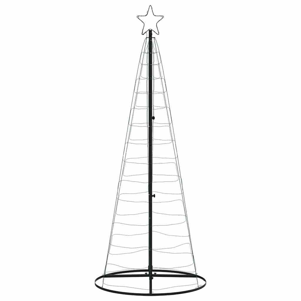 Weihnachtsbaum Kegelform 200 LEDs Blau 182 cm