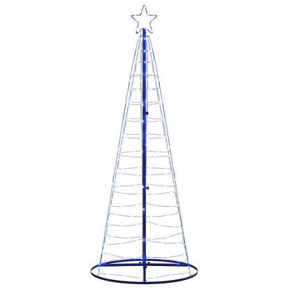 Weihnachtsbaum Kegelform 200 LEDs Blau 182 cm