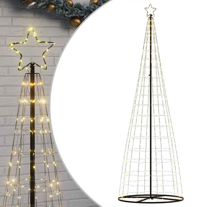 Weihnachtsbaum Kegelform 200 LEDs Warmweiß 304 cm