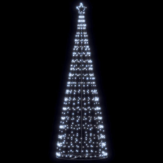 Weihnachtsbaum Kegelform 550 LEDs Kaltweiß 304 cm