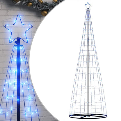 Weihnachtsbaum Kegelform 550 LEDs Blau 304 cm