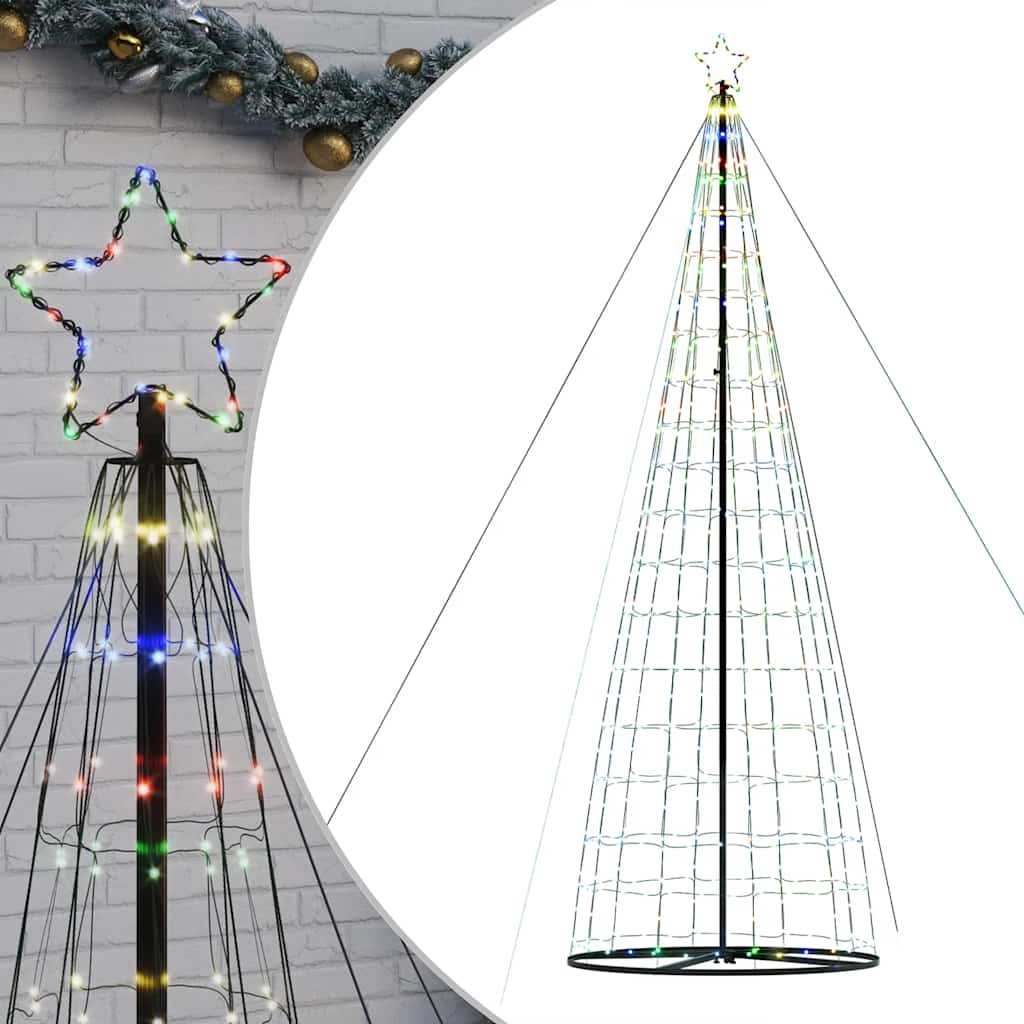 Weihnachtsbaum Kegelform 1534 LEDs Mehrfarbig 503 cm