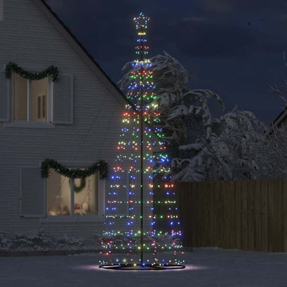 Weihnachtsbaum Kegelform 1534 LEDs Mehrfarbig 503 cm