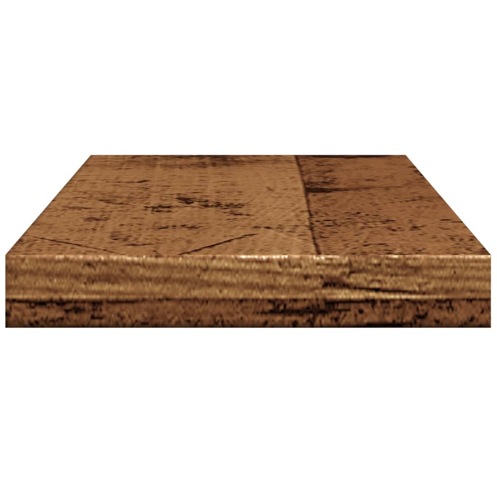 Wandregale 4 Stk. Altholz-Optik 40x10x1,5 cm Holzwerkstoff