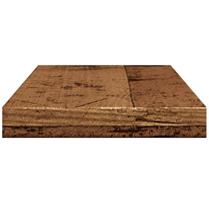 Wandregale 4 Stk. Altholz-Optik 40x20x1,5 cm Holzwerkstoff