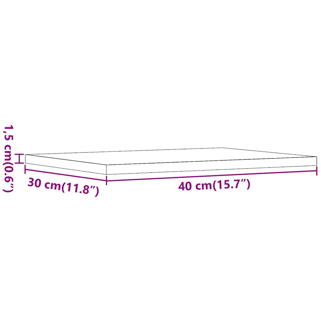 Regalböden 4 Stk. Altholz-Optik 40x30x1,5 cm Holzwerkstoff