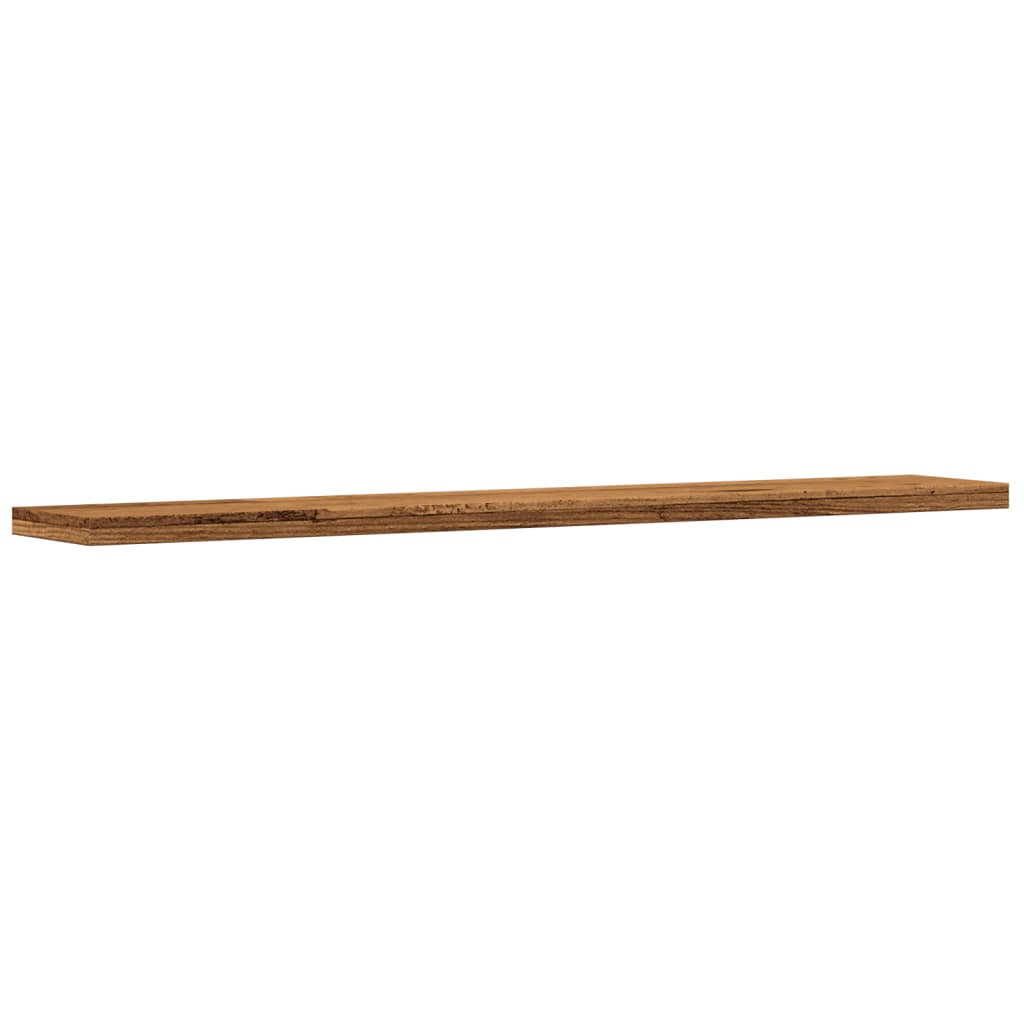 Wandregale 4 Stk. Altholz-Optik 60x20x1,5 cm Holzwerkstoff