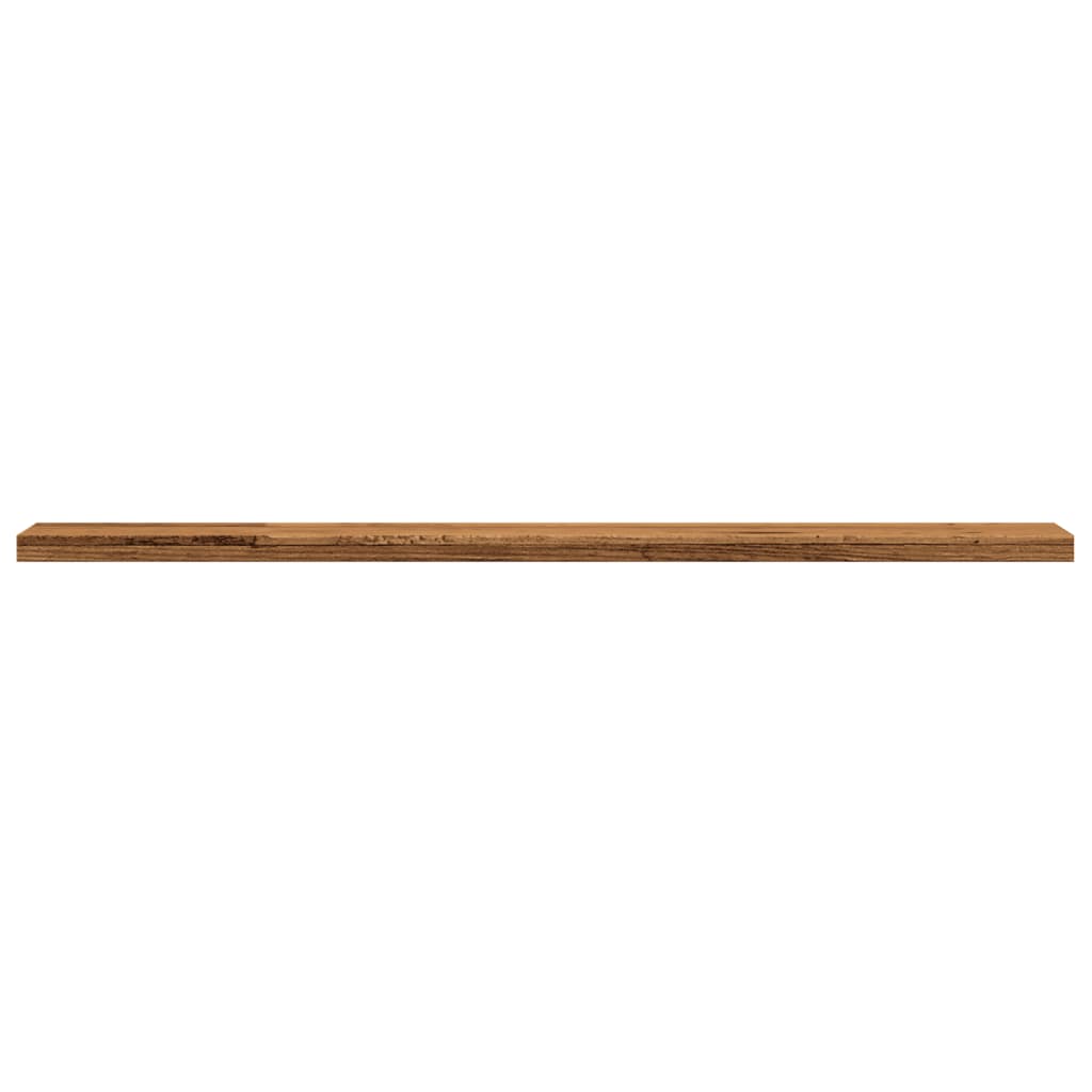 Wandregale 4 Stk. Altholz-Optik 60x20x1,5 cm Holzwerkstoff