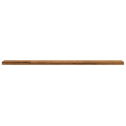 Wandregale 4 Stk. Altholz-Optik 60x20x1,5 cm Holzwerkstoff