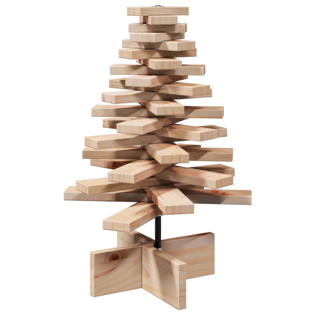 Weihnachtsbaum Holz zum Schmücken 60 cm Massivholz Kiefer