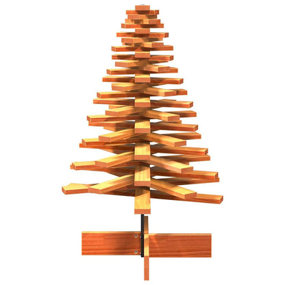 Weihnachtsbaum zum Schmücken Wachsbraun 100cm Massivholz Kiefer