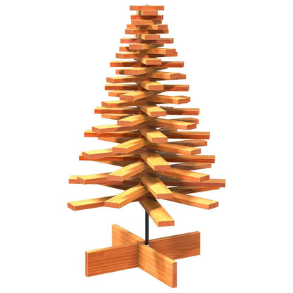 Weihnachtsbaum zum Schmücken Wachsbraun 100cm Massivholz Kiefer