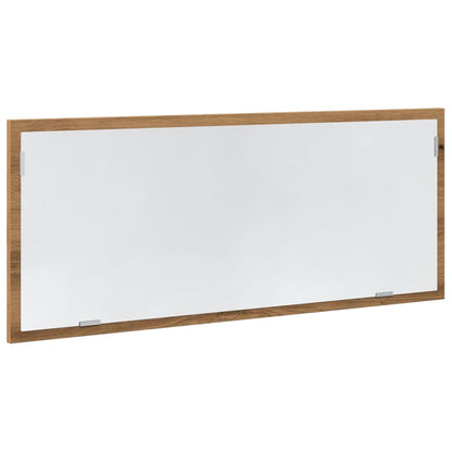 LED-Badspiegel Artisan-Eiche 100x8,5x37 cm Holzwerkstoff