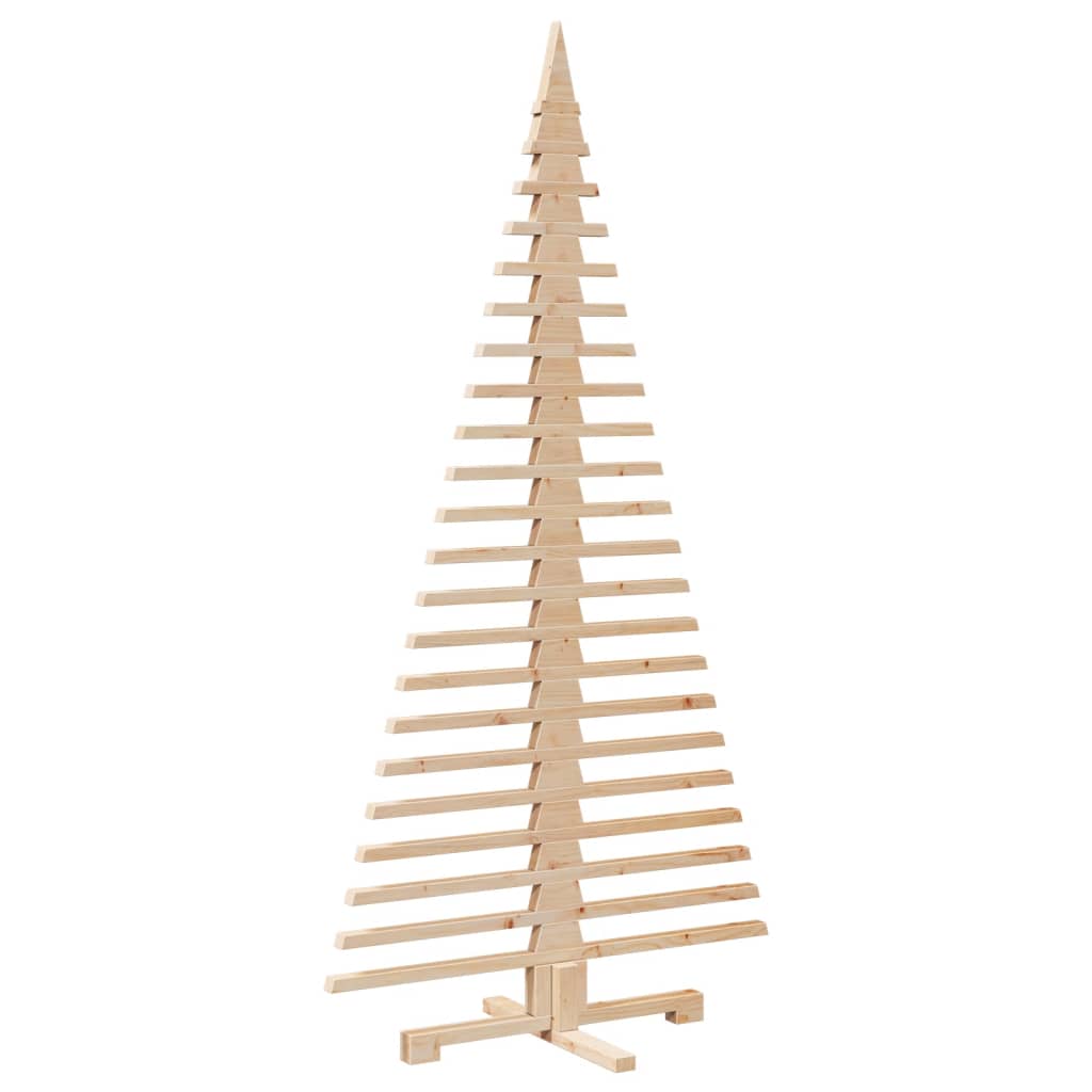 Weihnachtsbaum Holz zum Schmücken 180 cm Massivholz Kiefer