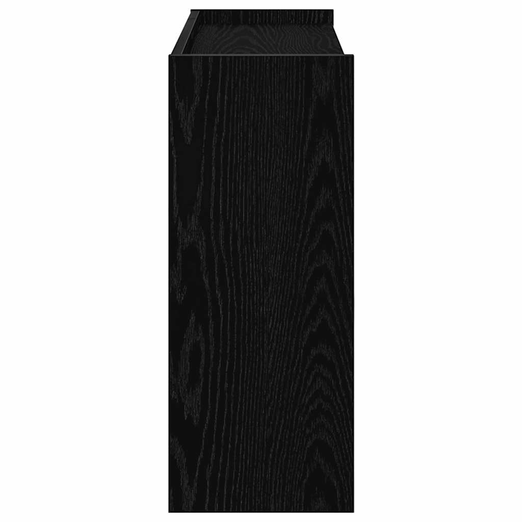 Schuhregal Schwarz 80x25x61,5 cm Holzwerkstoff